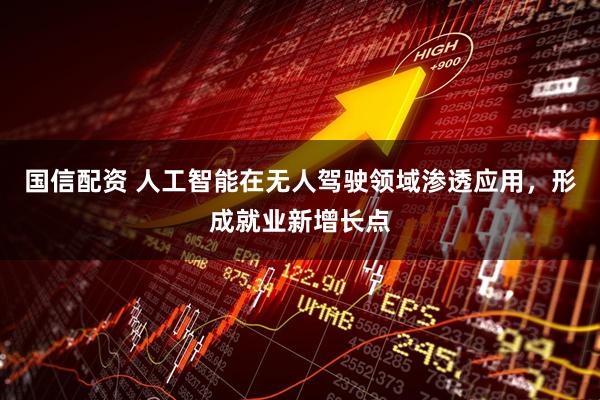 国信配资 人工智能在无人驾驶领域渗透应用，形成就业新增长点